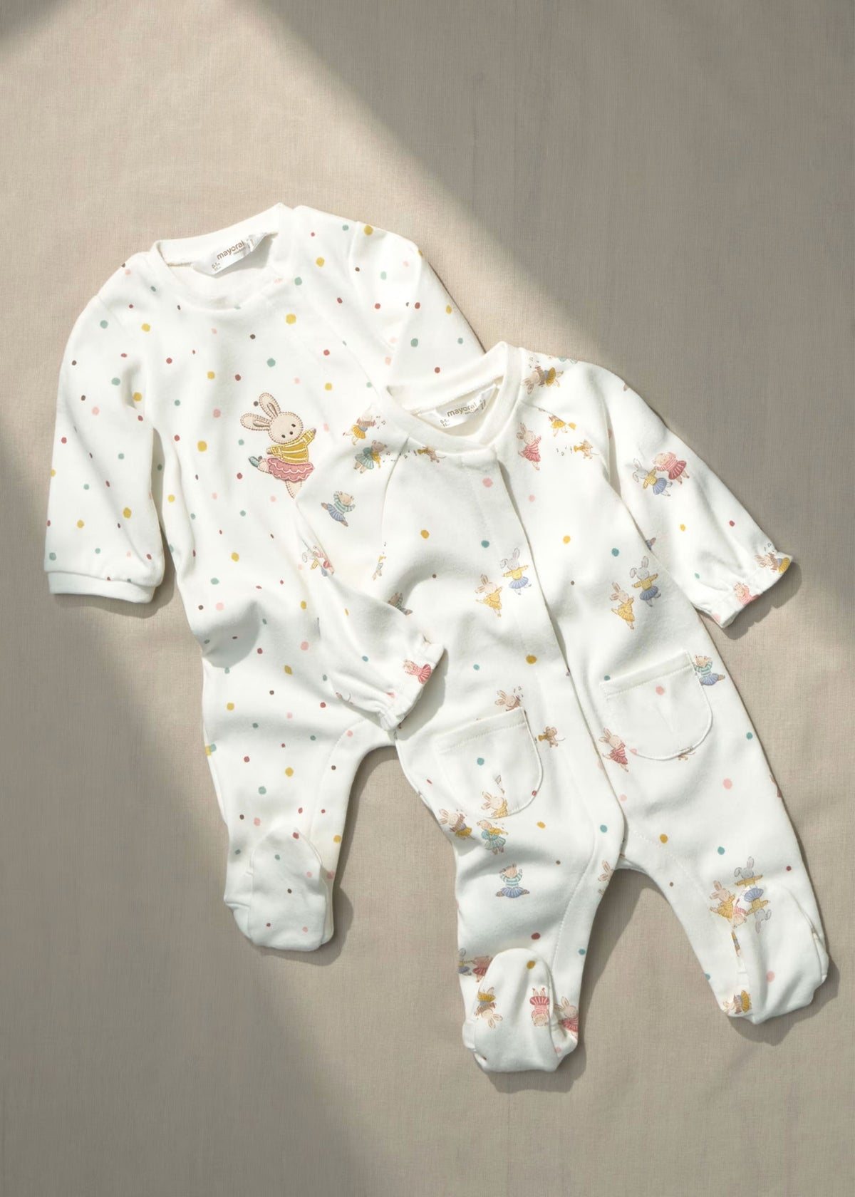 Set 2 Pijamas Little Bunny Crudo
