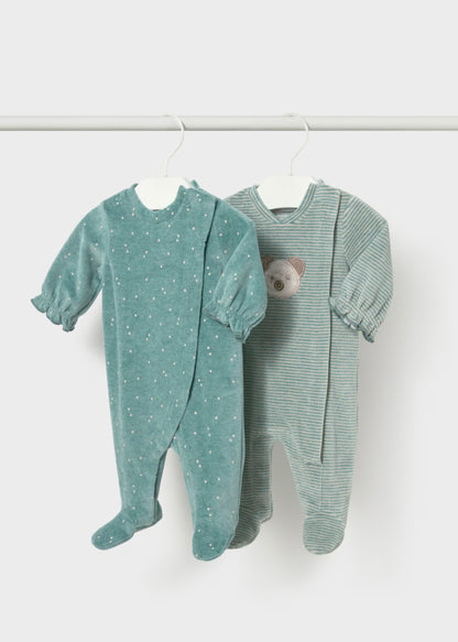 Set 2 Pijama Tundosadas Teddy Mineral