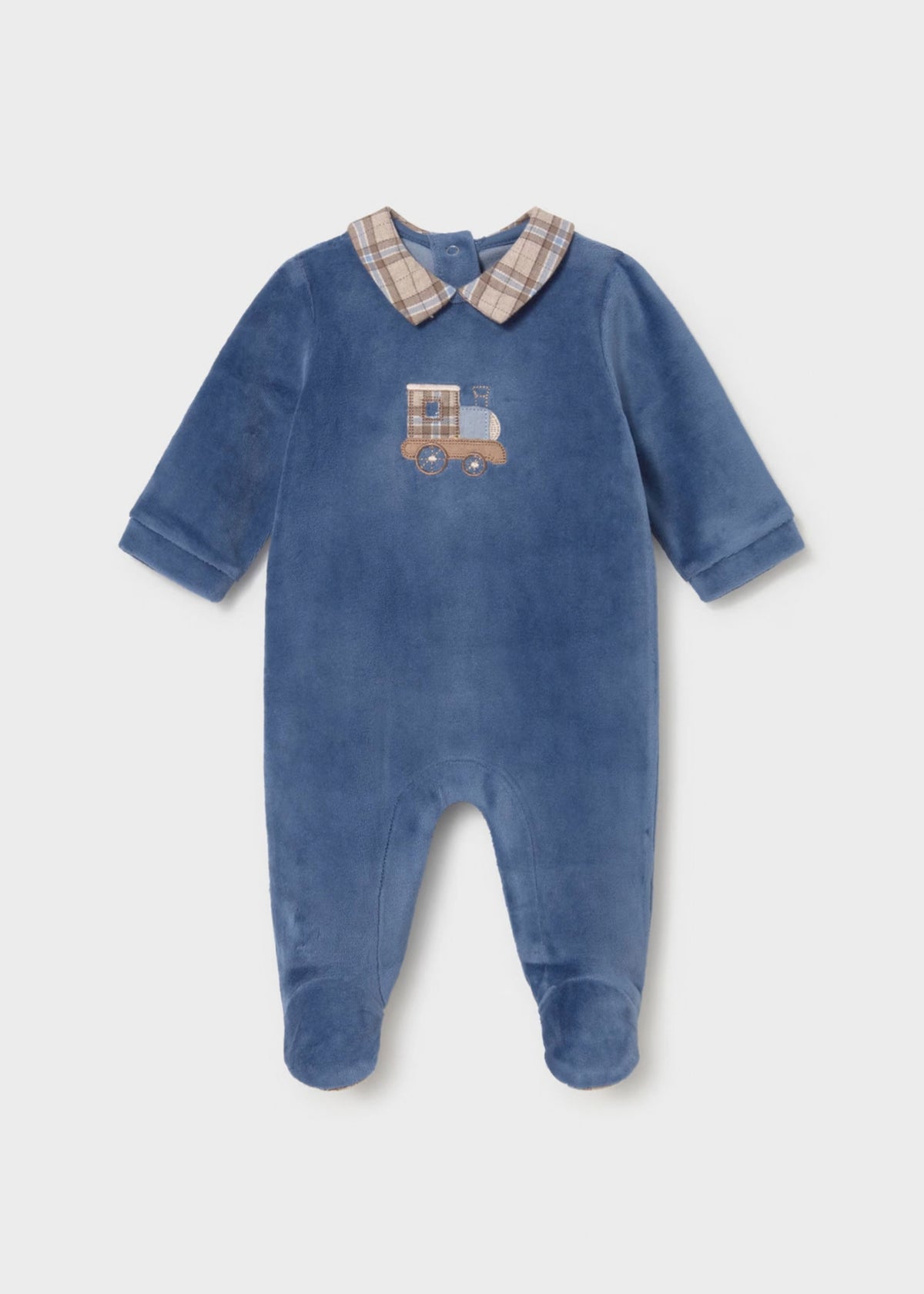 Pijama Tundosada Little Train Blueberry