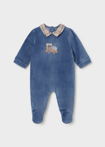 Pijama Tundosada Little Train Blueberry