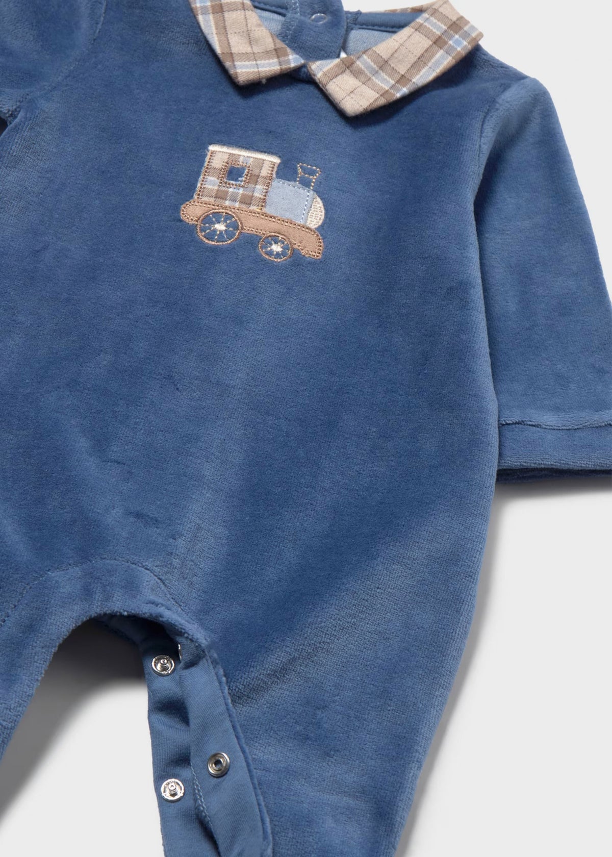 Pijama Tundosada Little Train Blueberry