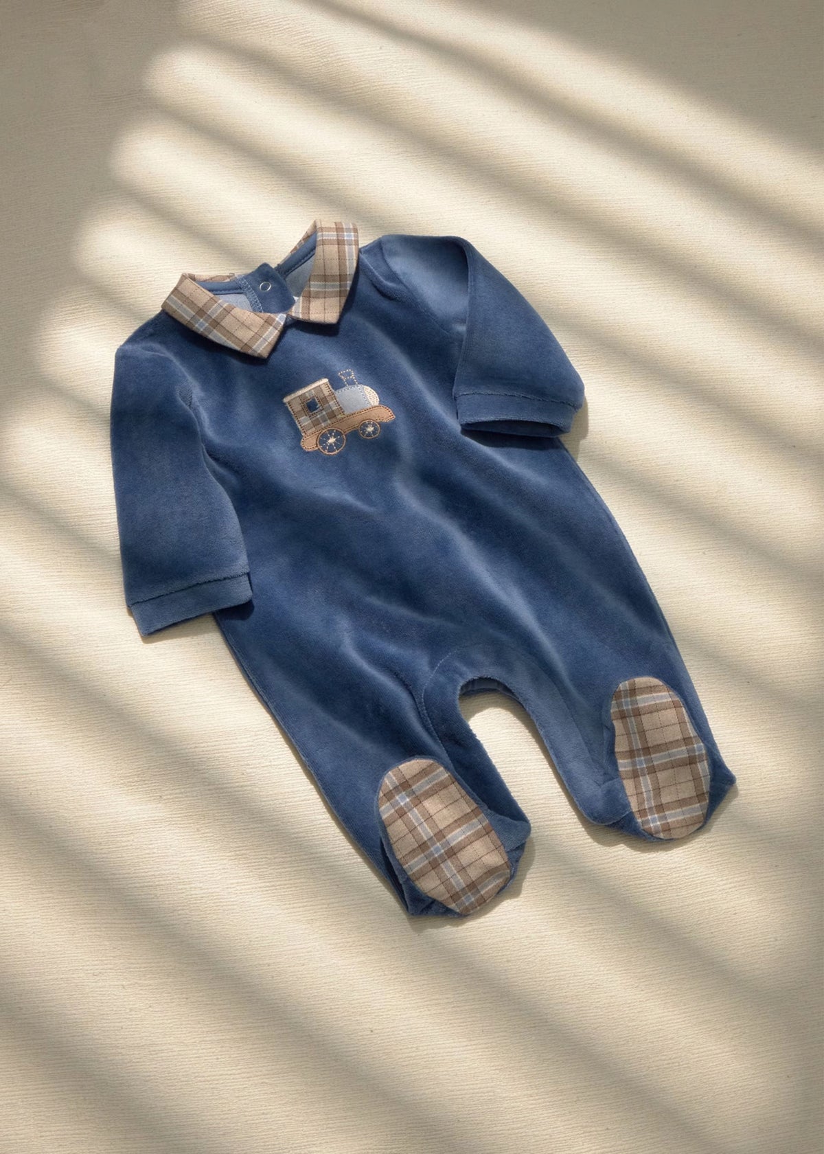 Pijama Tundosada Little Train Blueberry