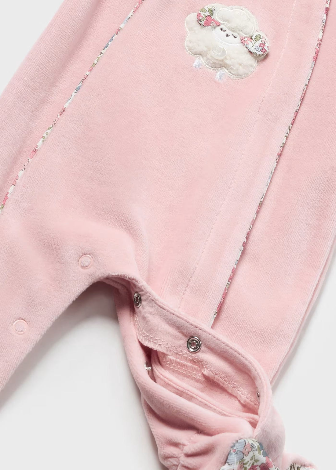 Pijama Velvet Rosa Baby Newborn