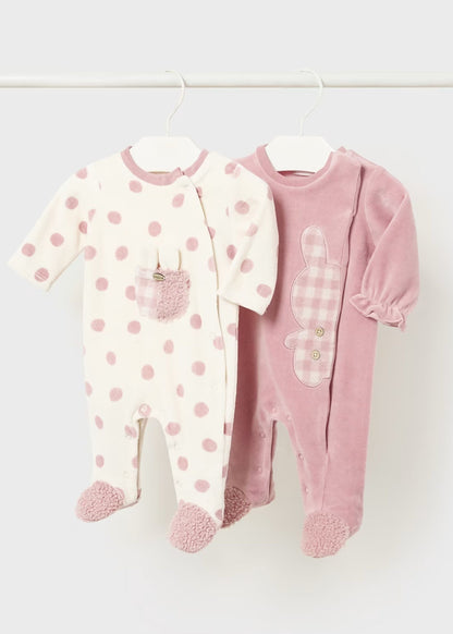 Set Pijamas Velvet Sugar Bunny Newborn