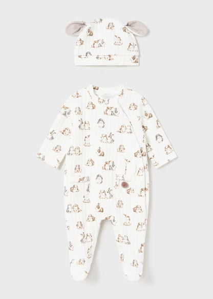 Set Pijama &amp; Gorro Bunny Newborn