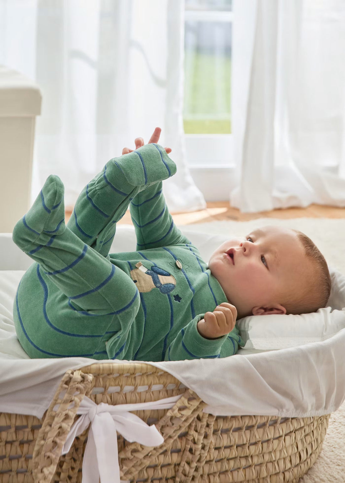 Pijama Velvet Verde Doggy Newborn