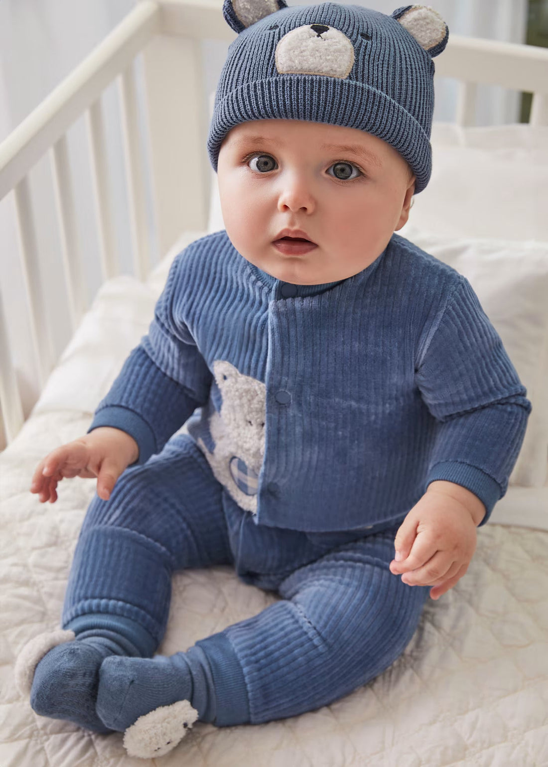 Pijama Mid Blue Pana Osito Newborn