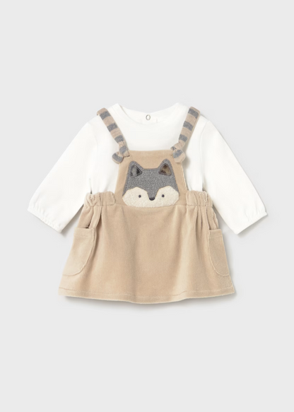 Vestido Baby Racoon Cereal Better Cotton Bebé