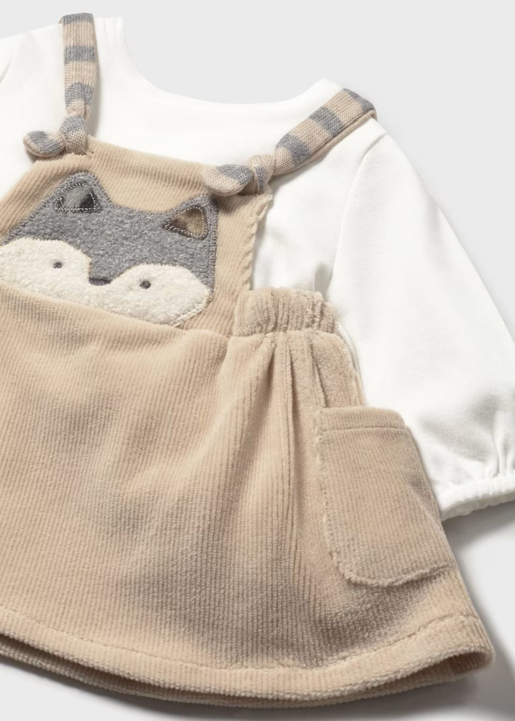 Vestido Baby Racoon Cereal Better Cotton Bebé