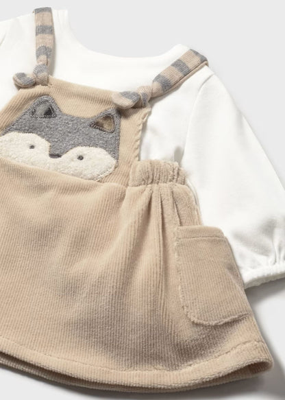 Vestido Baby Racoon Cereal Better Cotton Bebé