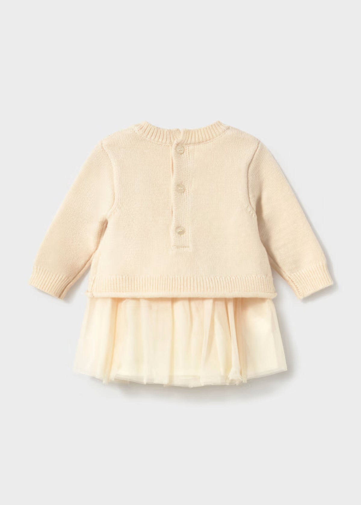 Vestido Tul | Sweater Tejido Floral Laurel