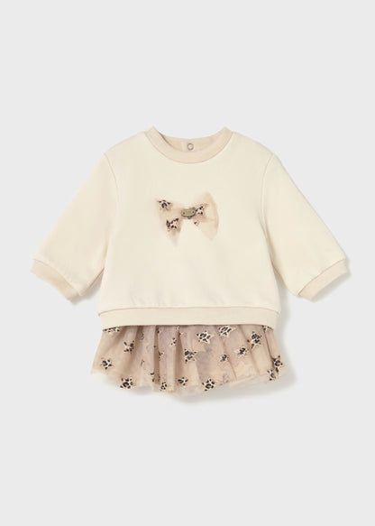 Conjunto Falda Tul Lazo Cerámica Better Cotton Newborn