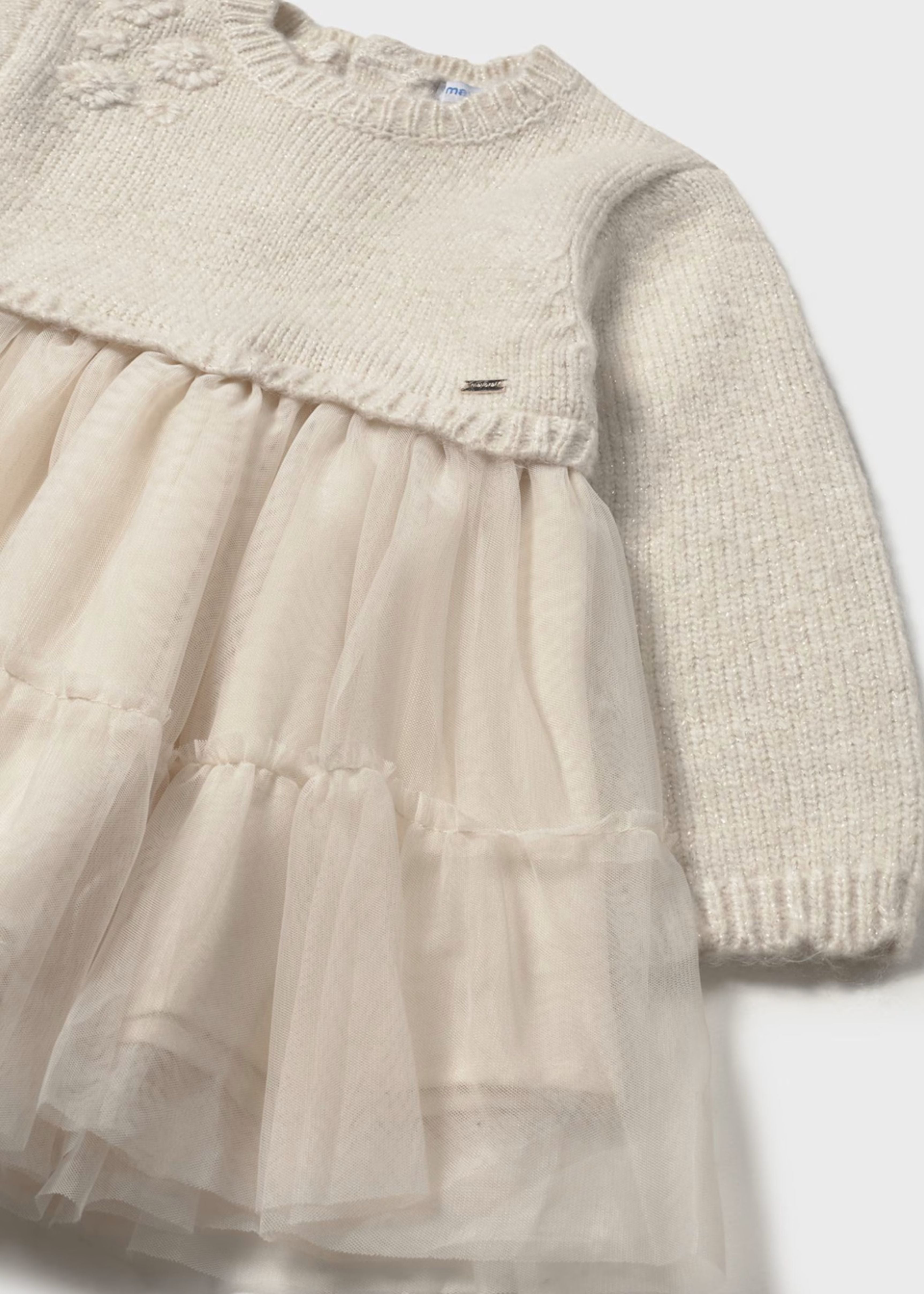 Vestido Combinado Tricot