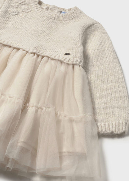 Vestido Combinado Tricot