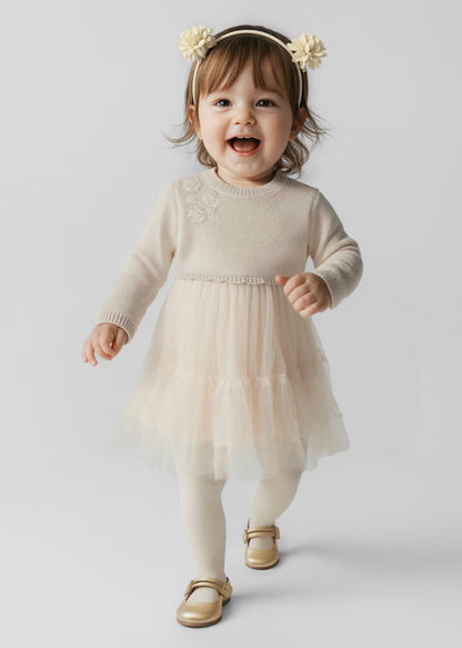 Vestido Combinado Tricot