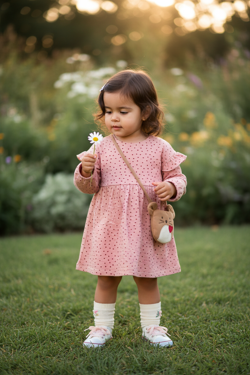Vestido Estampado | Bolso Petisui