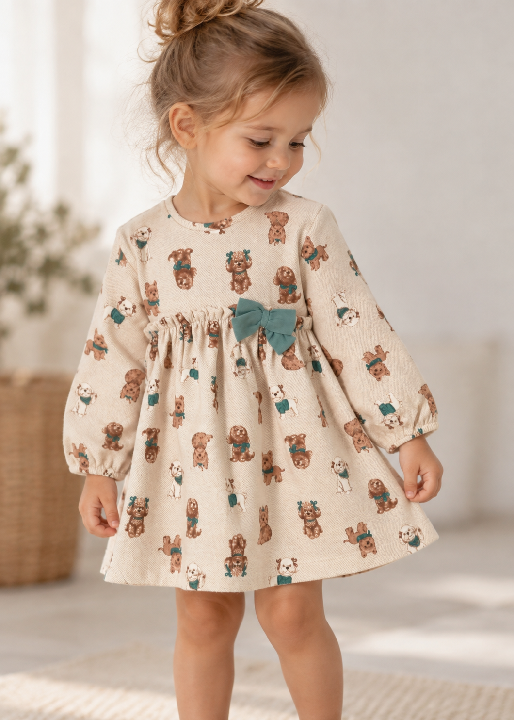 Vestido Puppy Friends Lazo Lagoon