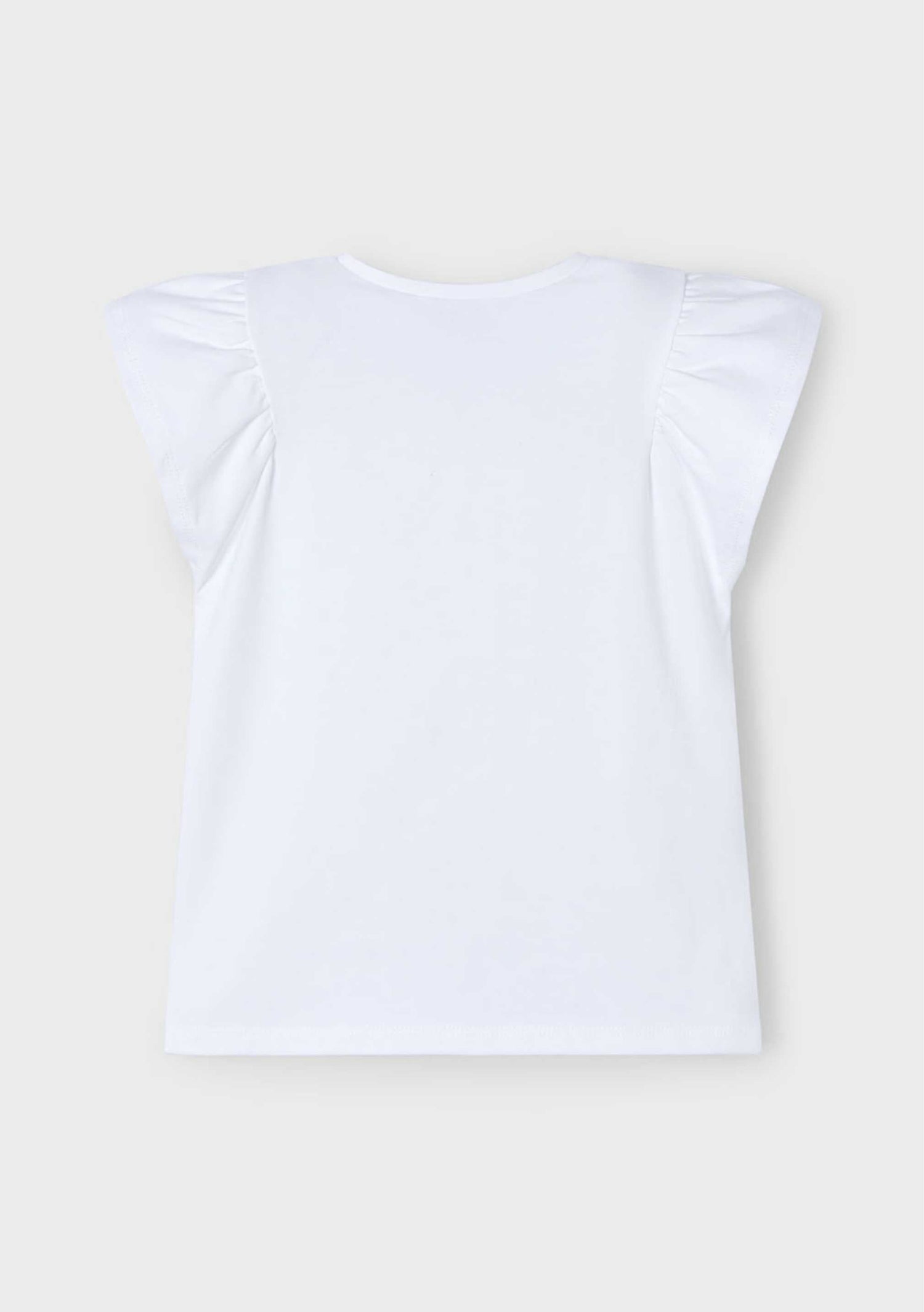 Camiseta Flower Tul Celeste
