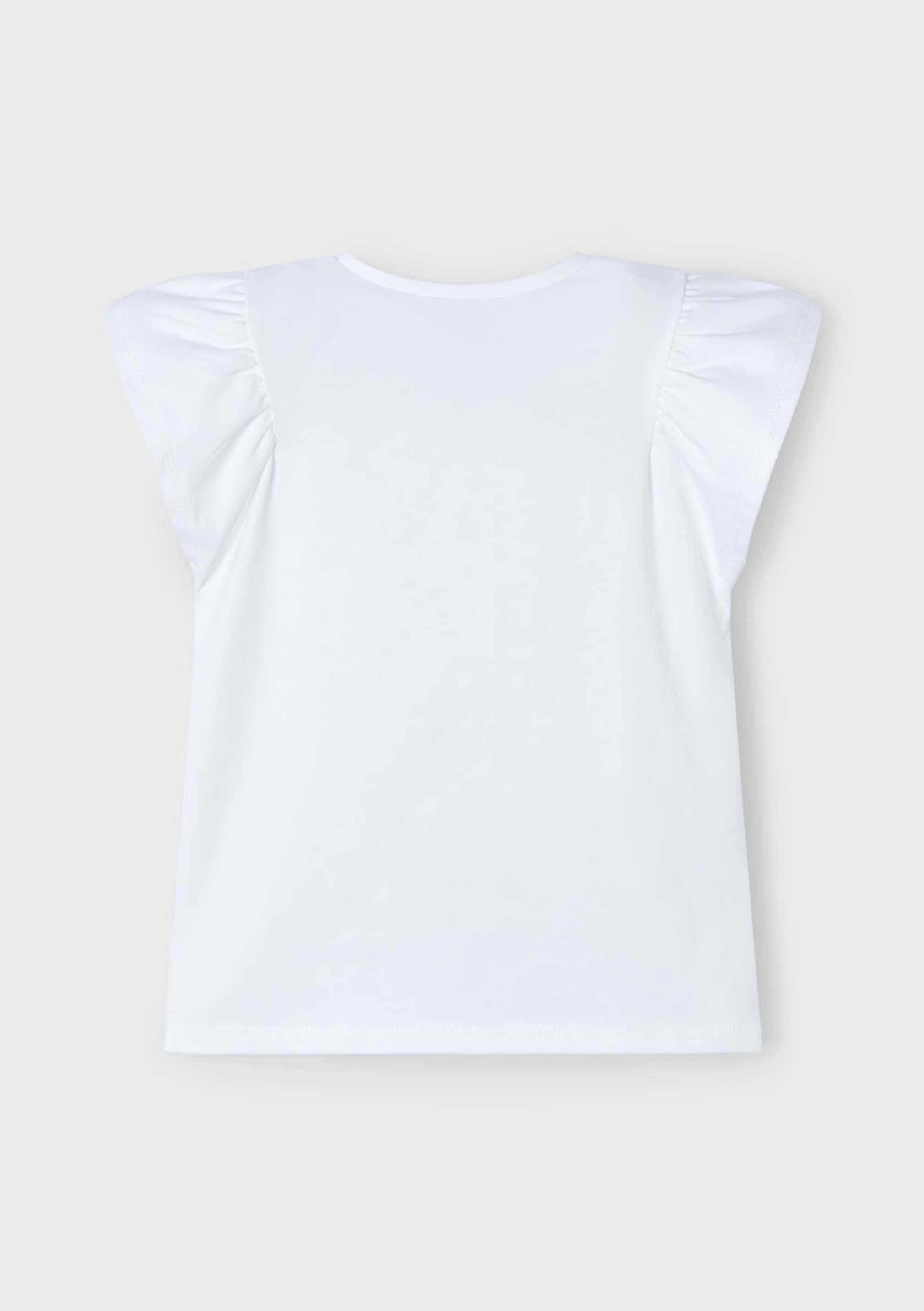 Camiseta Flower Tul Celeste