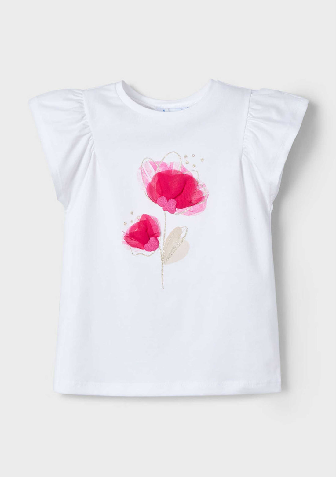 Camiseta Flower Tul Magenta