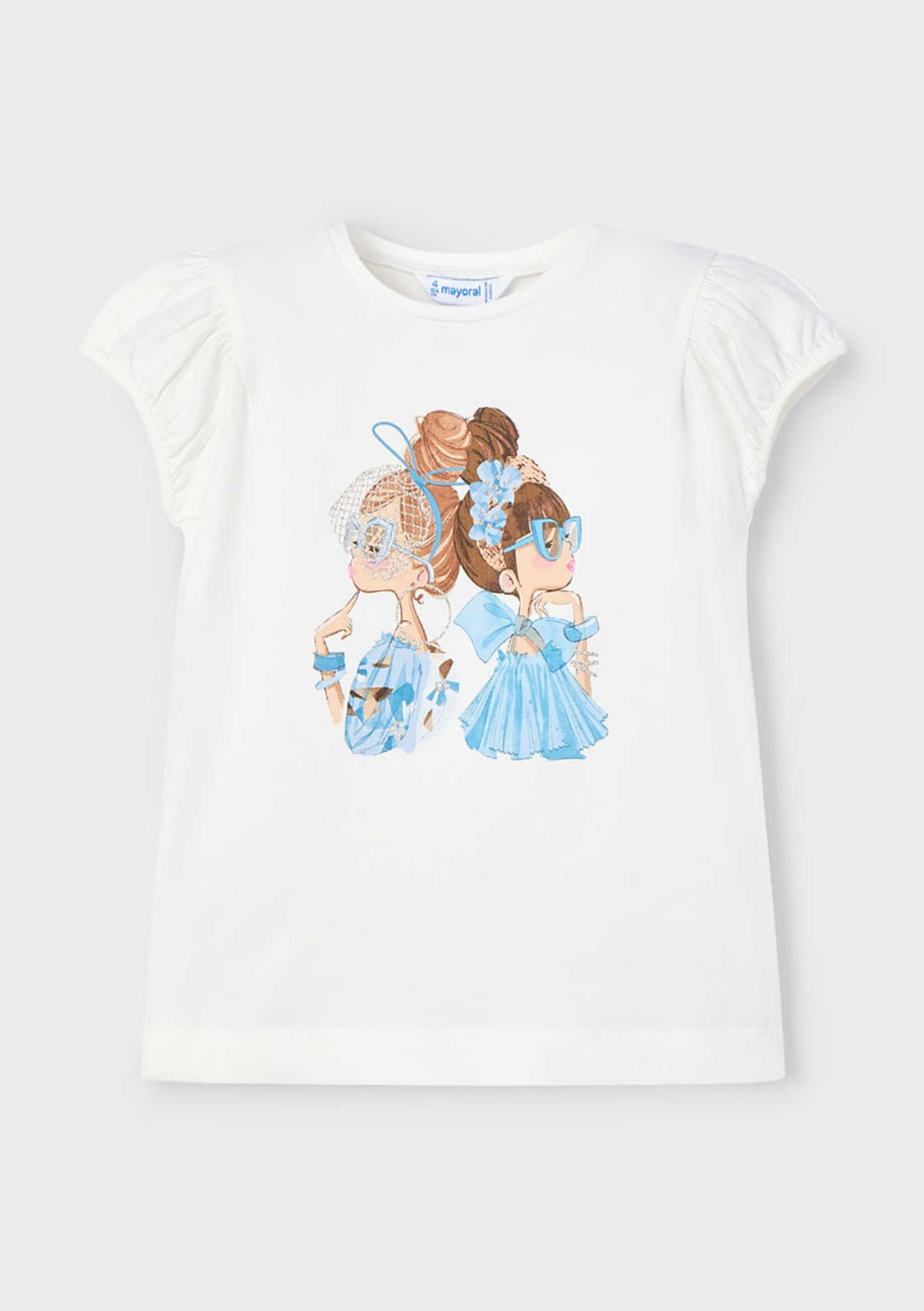 Camiseta Glitter Fantasy Celeste