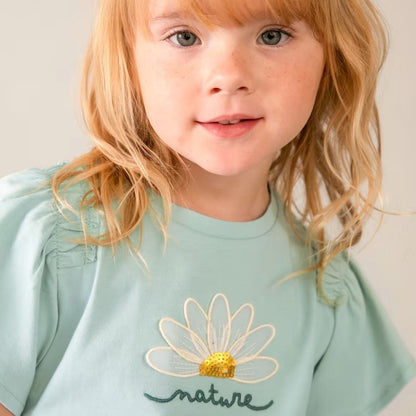 Camiseta Nature Daisy Lago