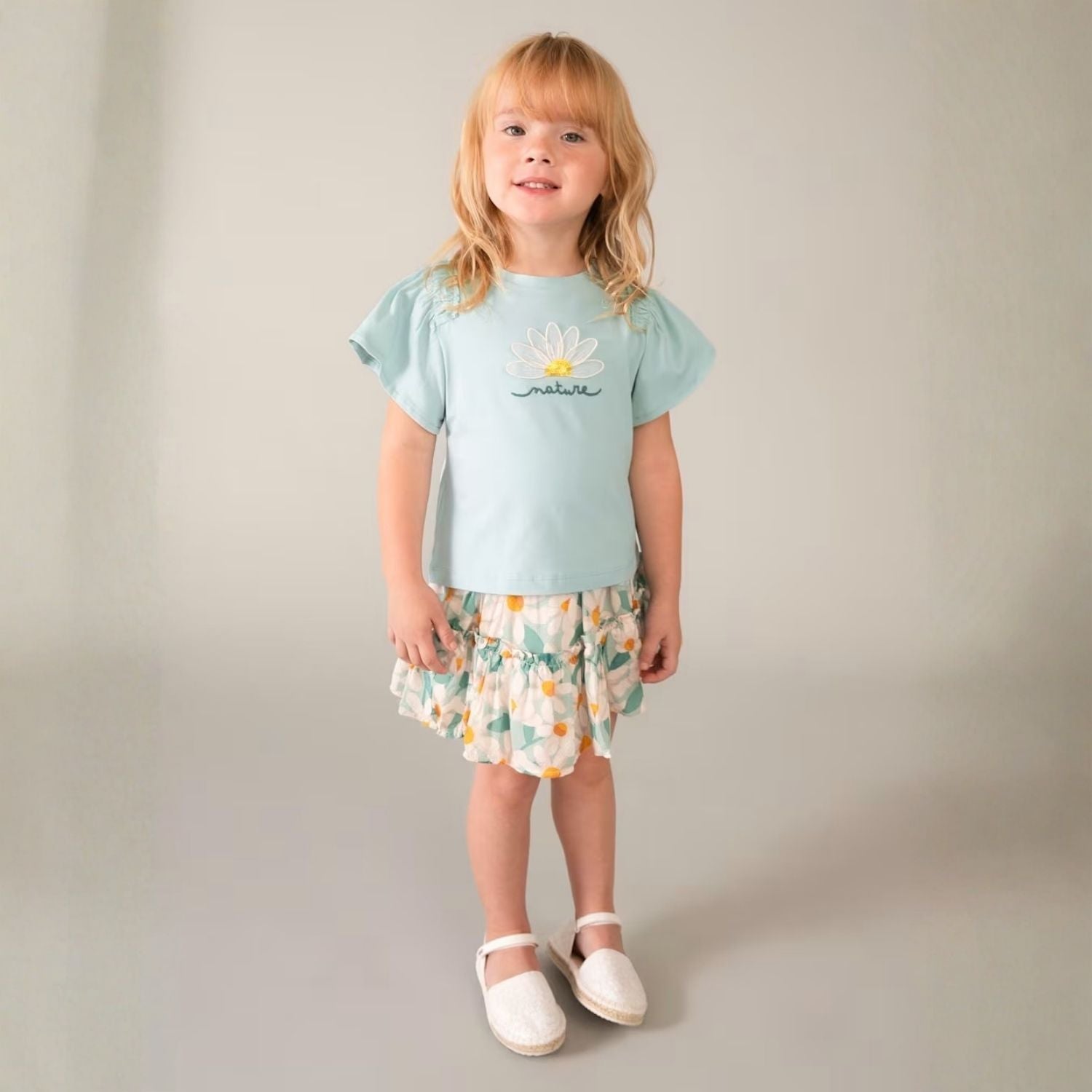 Camiseta Nature Daisy Lago