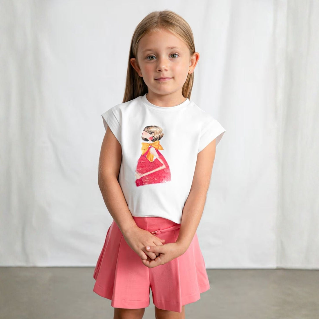 Camiseta Fashion Icon Lentejuelas Blanca