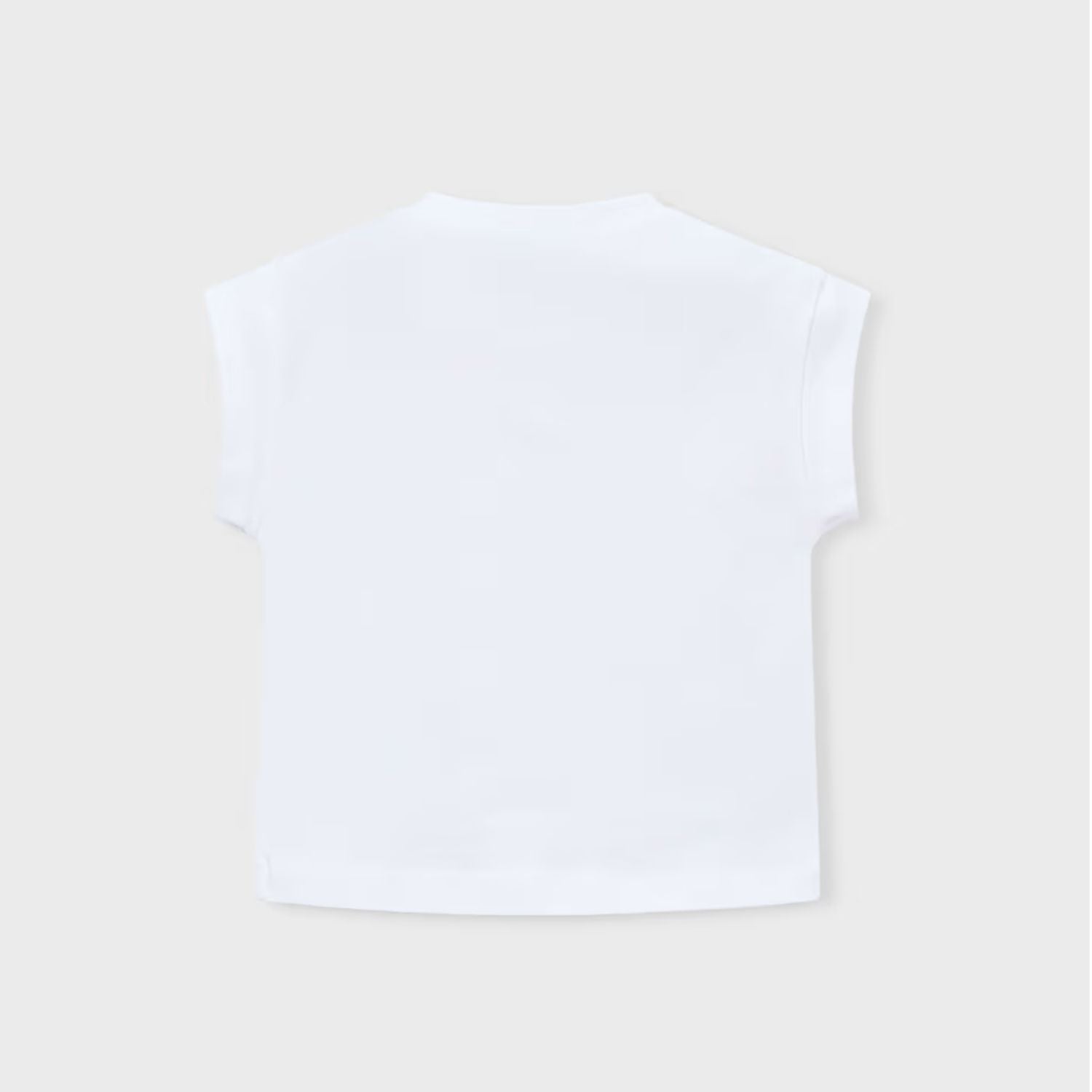 Camiseta Fashion Icon Lentejuelas Blanca