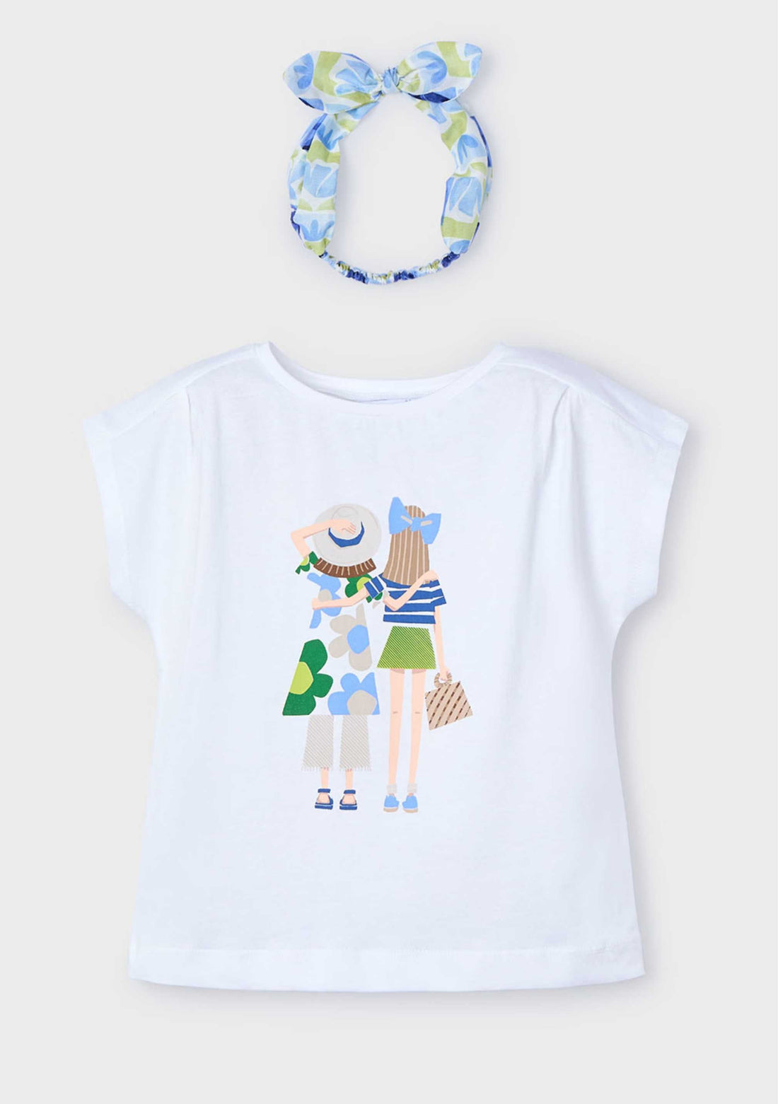 Camiseta Algodón Diadema Spring Añil
