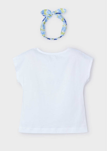 Camiseta Algodón Diadema Spring Añil