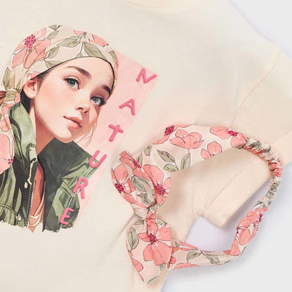Camiseta Floral Art Garbanzo