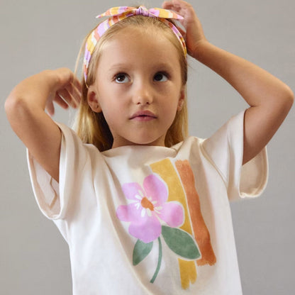 Camiseta Nature Girl Banda Marfil