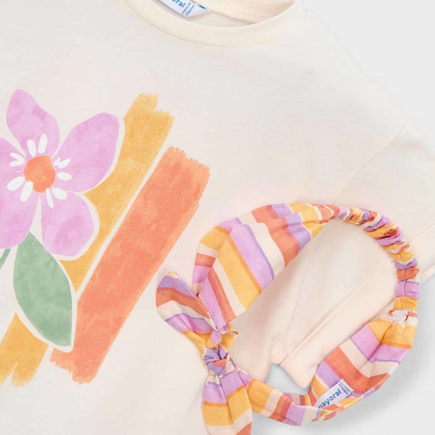 Camiseta Nature Girl Banda Marfil
