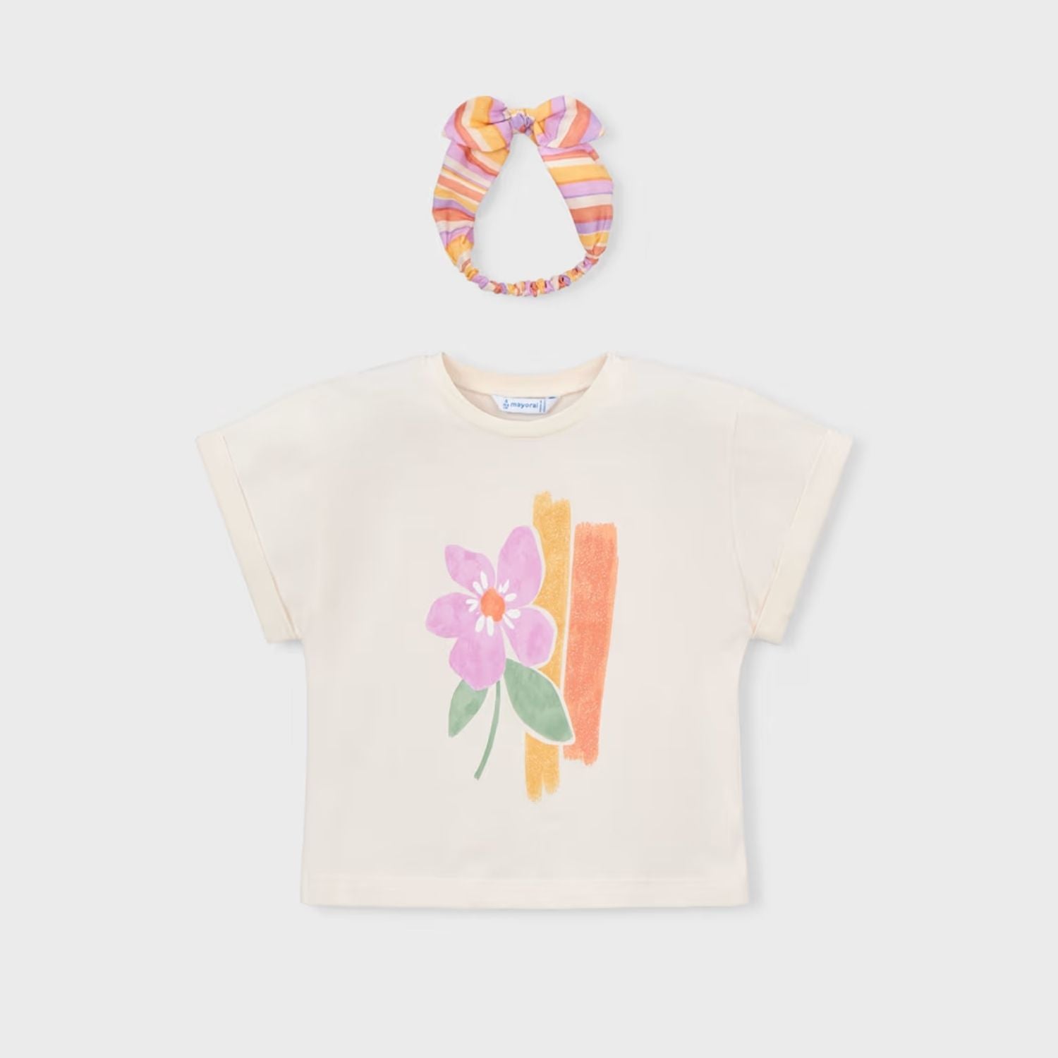 Camiseta Nature Girl Banda Marfil
