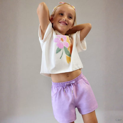 Camiseta Nature Girl Banda Marfil