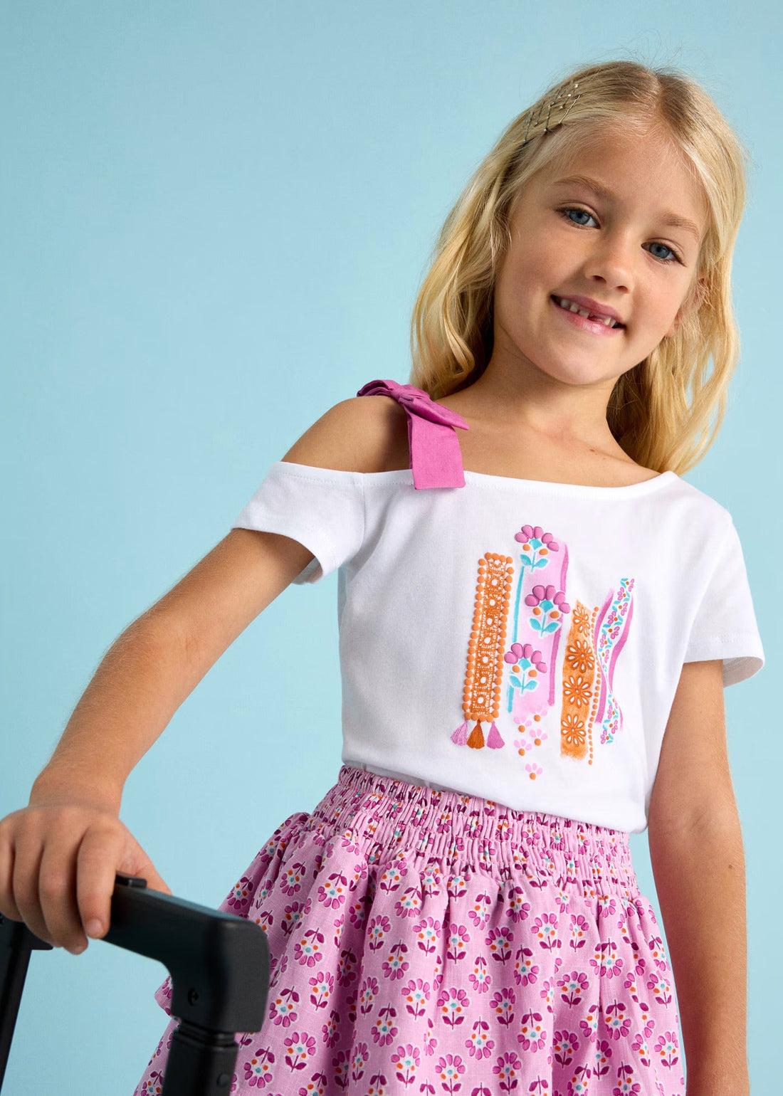 Camiseta Algodón Asimetrica Boho