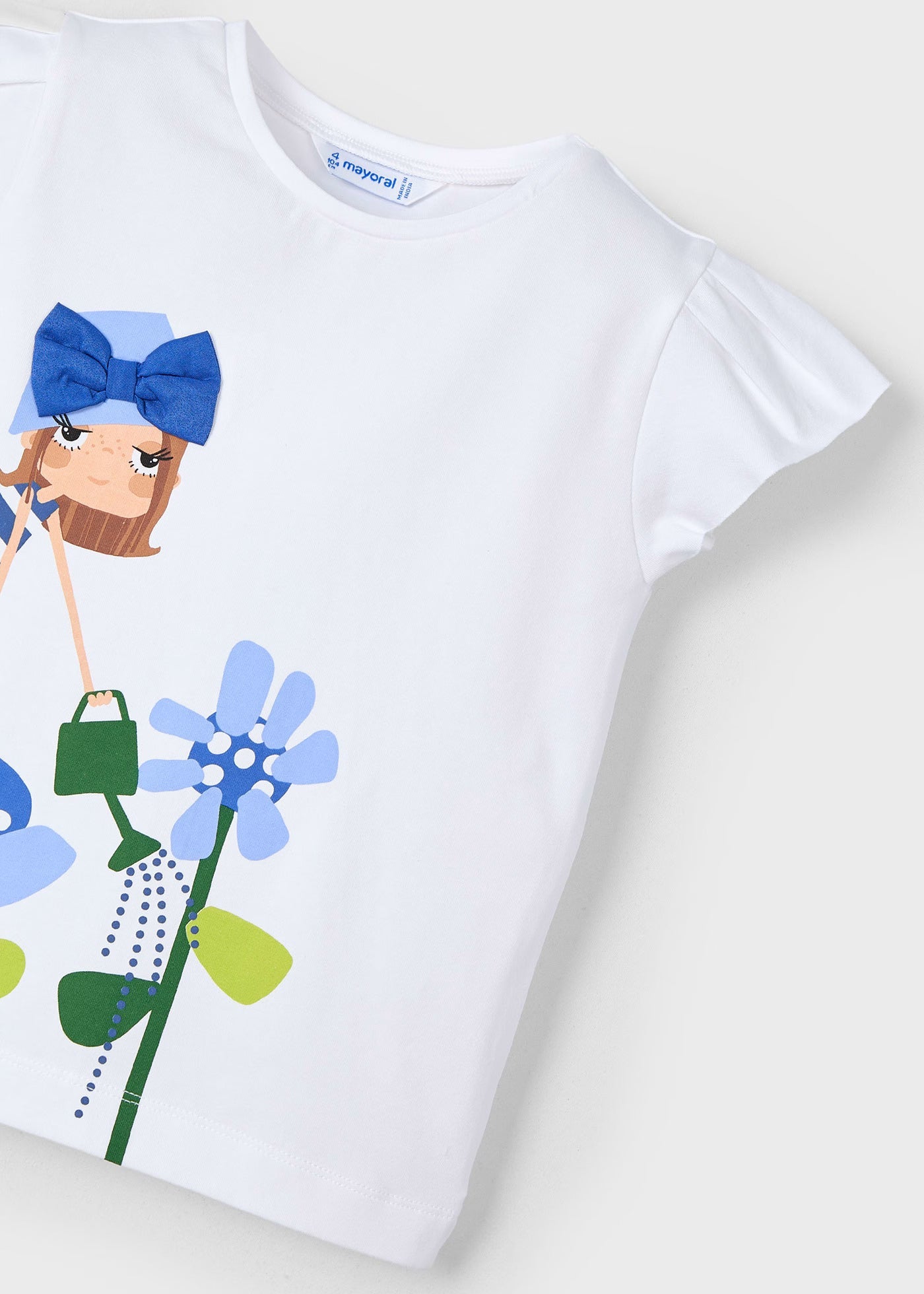 Camiseta Ilustración Spring Añil