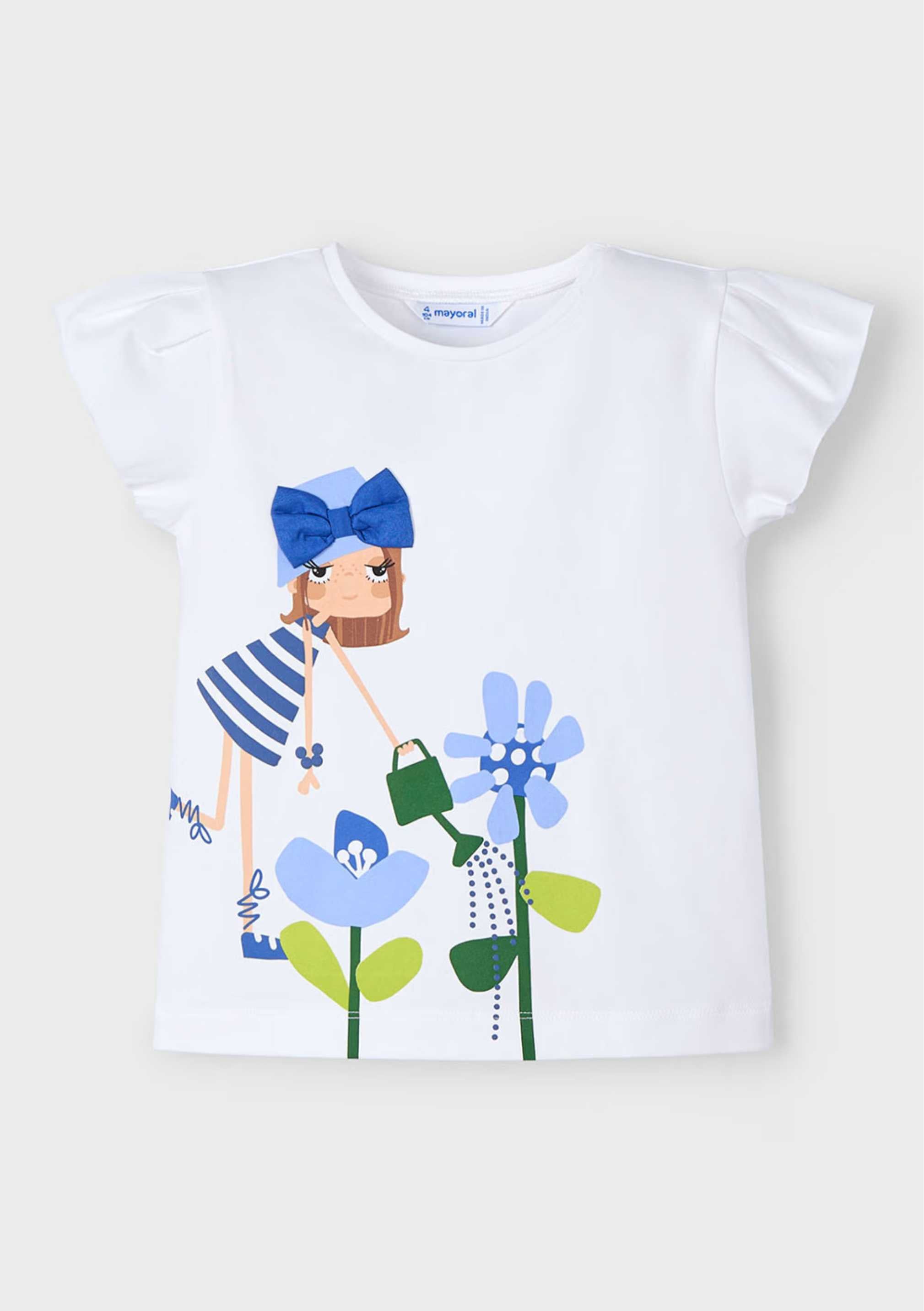 Camiseta Ilustración Spring Añil