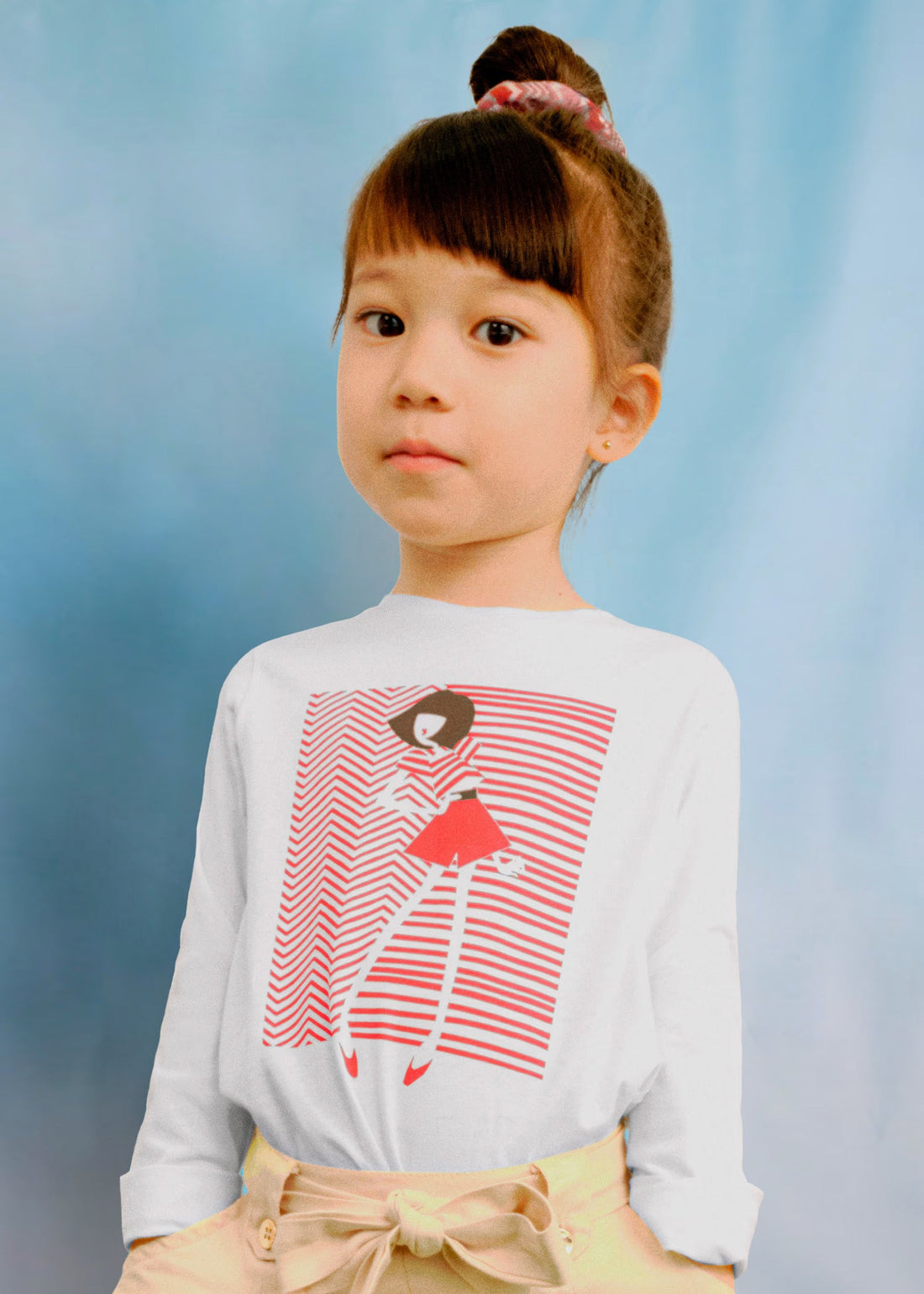 Camiseta Algodón Colero Salmón