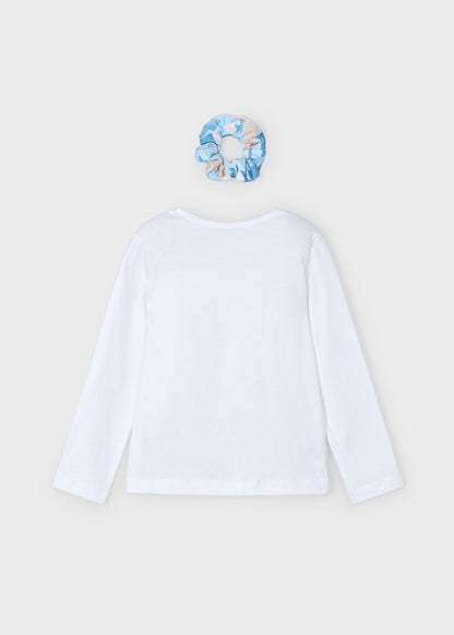 Camiseta Algodón Artistic Celeste