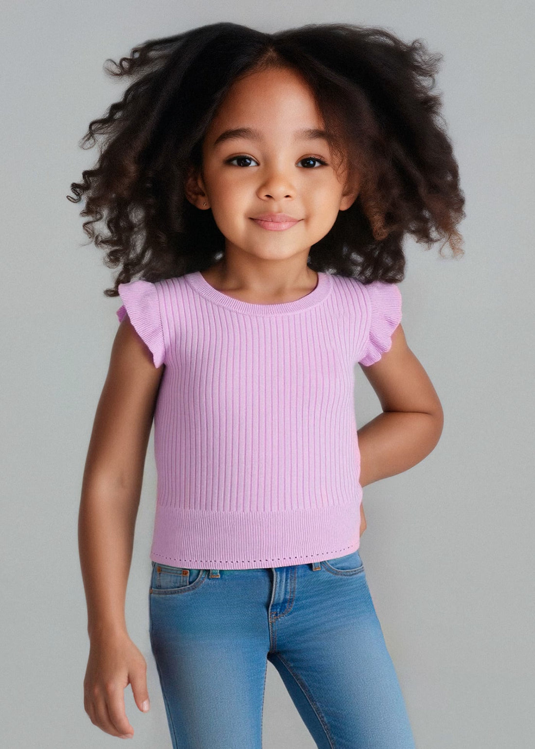 Top Tricot Canal Malva