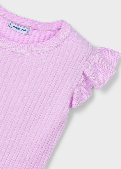 Top Tricot Canal Malva