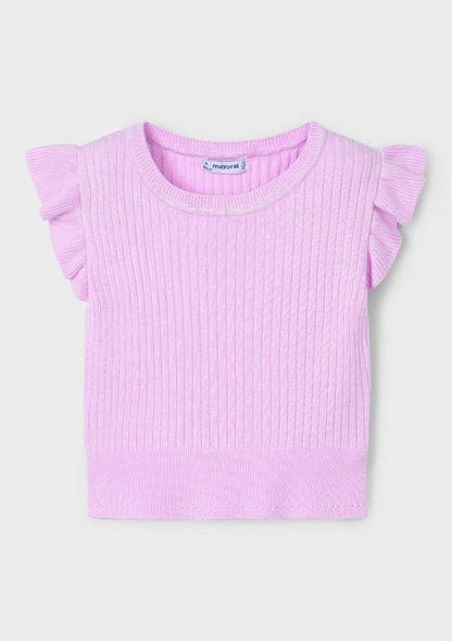 Top Tricot Canal Malva
