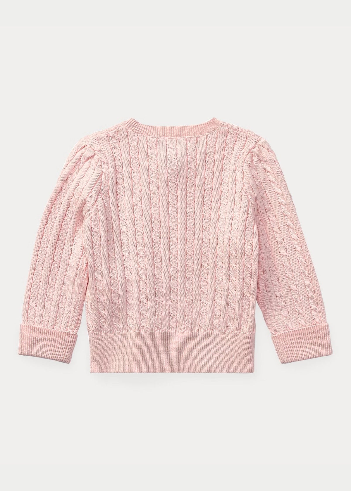 Cárdigan Tejido Algodón Rosa Claro