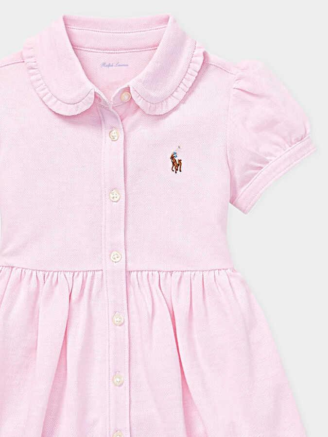 Vestido Oxford Rosa Claro Bloomer