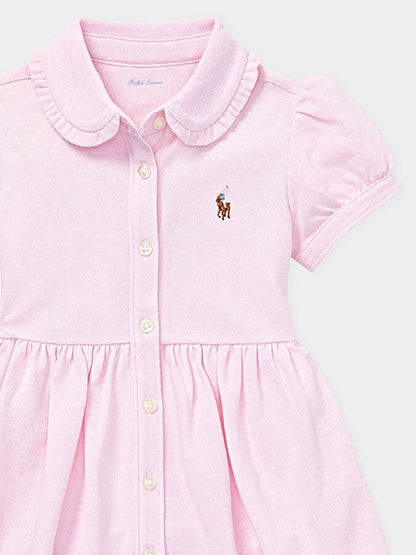 Vestido Oxford Rosa Claro Bloomer