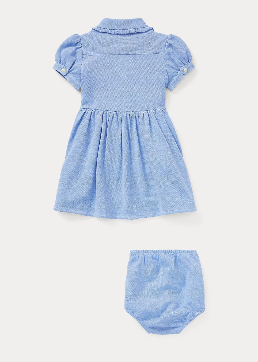 Vestido Oxford Azul Claro Bloomer