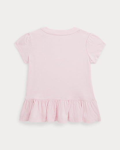 Camiseta Polo Bear Rosa Bebé