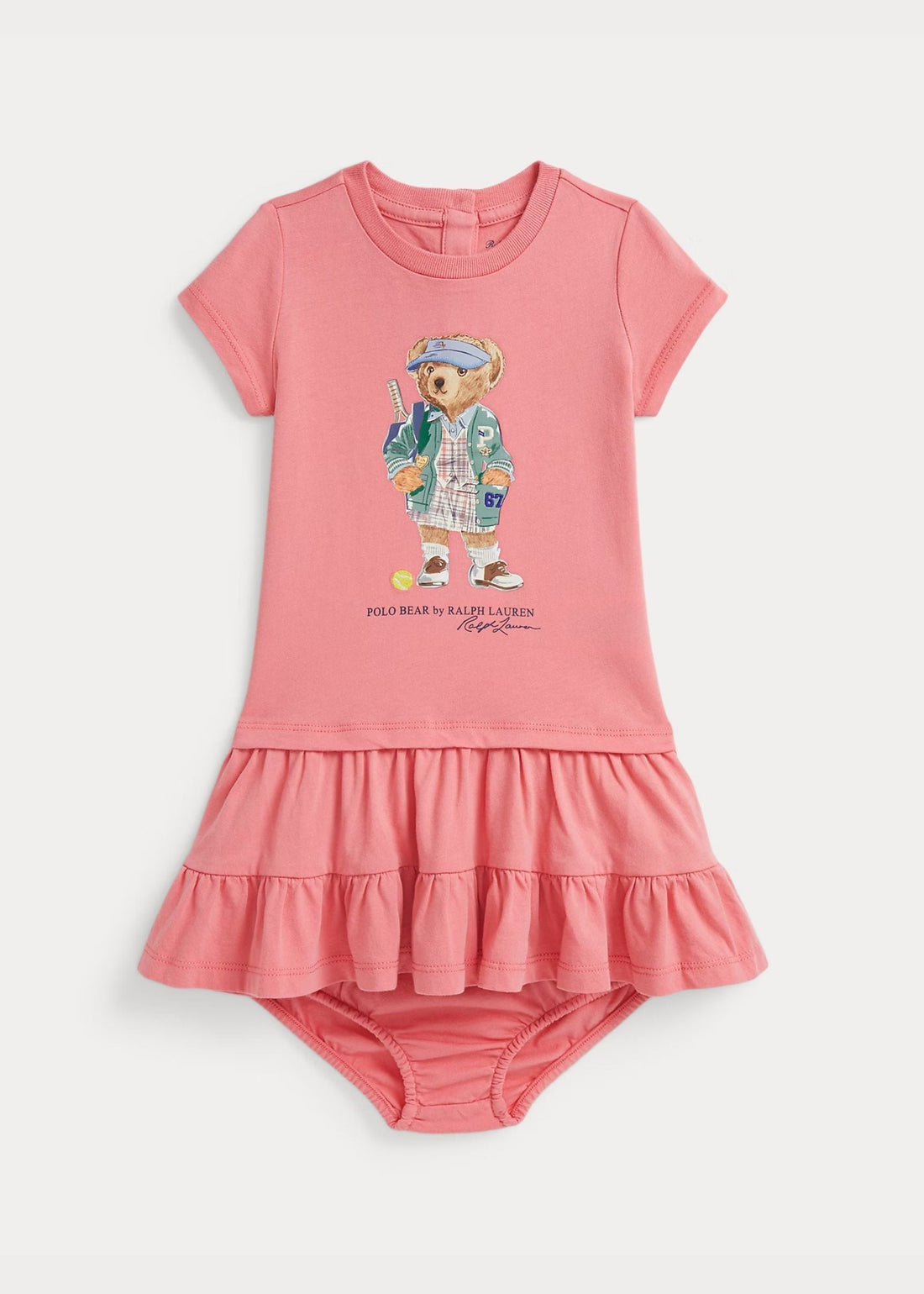 Vestido Rosa Polo Bear Bebé
